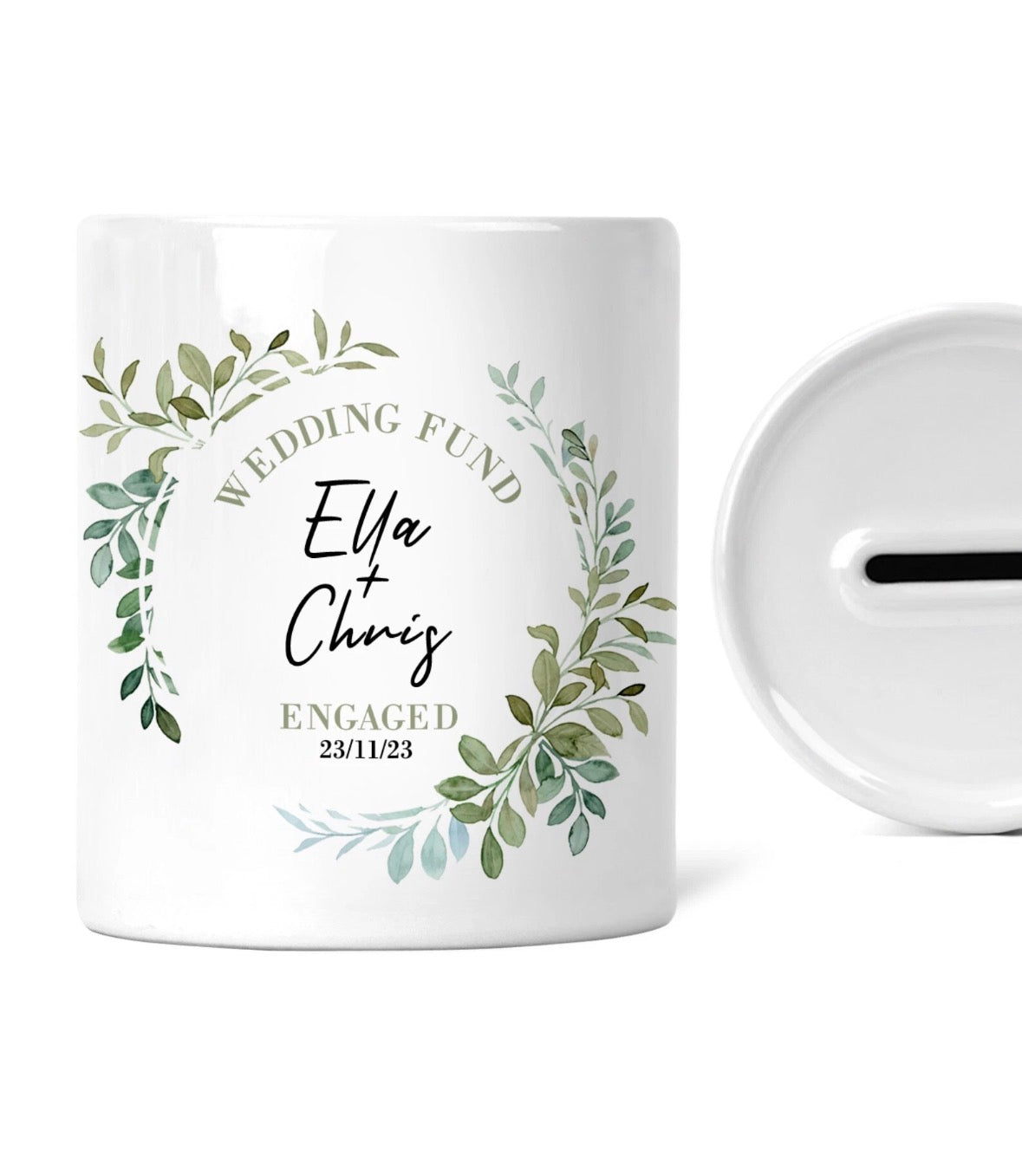 11 oz Ceramic money tin
