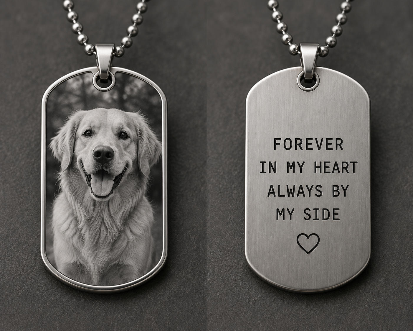 Dog tag necklace
