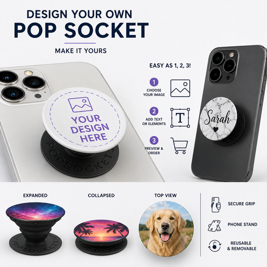 Design your own pop socket
