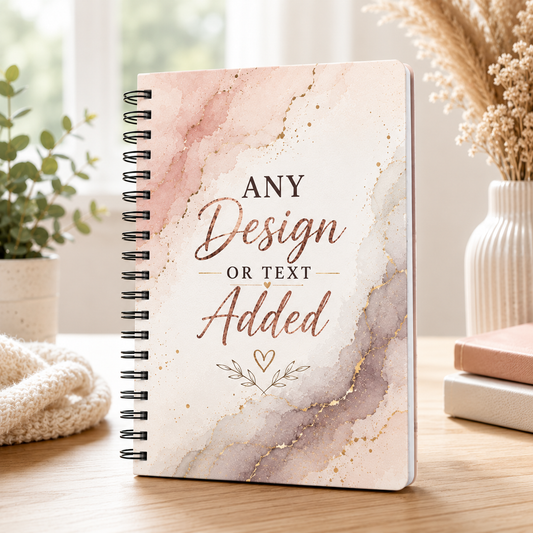 Personalised note book A5