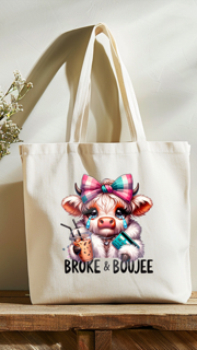 Highland Cow Tote Bags